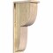 Ekena Millwork Crestline Rough Sawn Corbel w/Backplate, Douglas Fir, 8"W x 14"D x 30"H COR08X14X30CRE01RDF - alternate 1